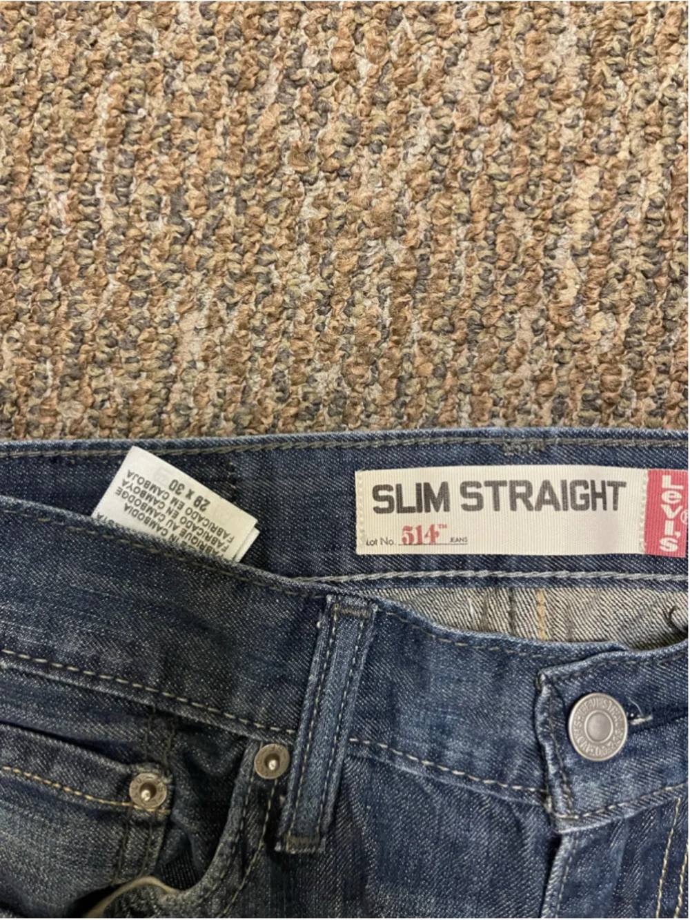 Men's Levi's 514 Slim Straight Jeans Blue Waist 29